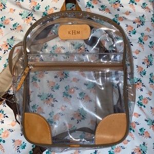 Clear, Brown Jon Hart Backpack